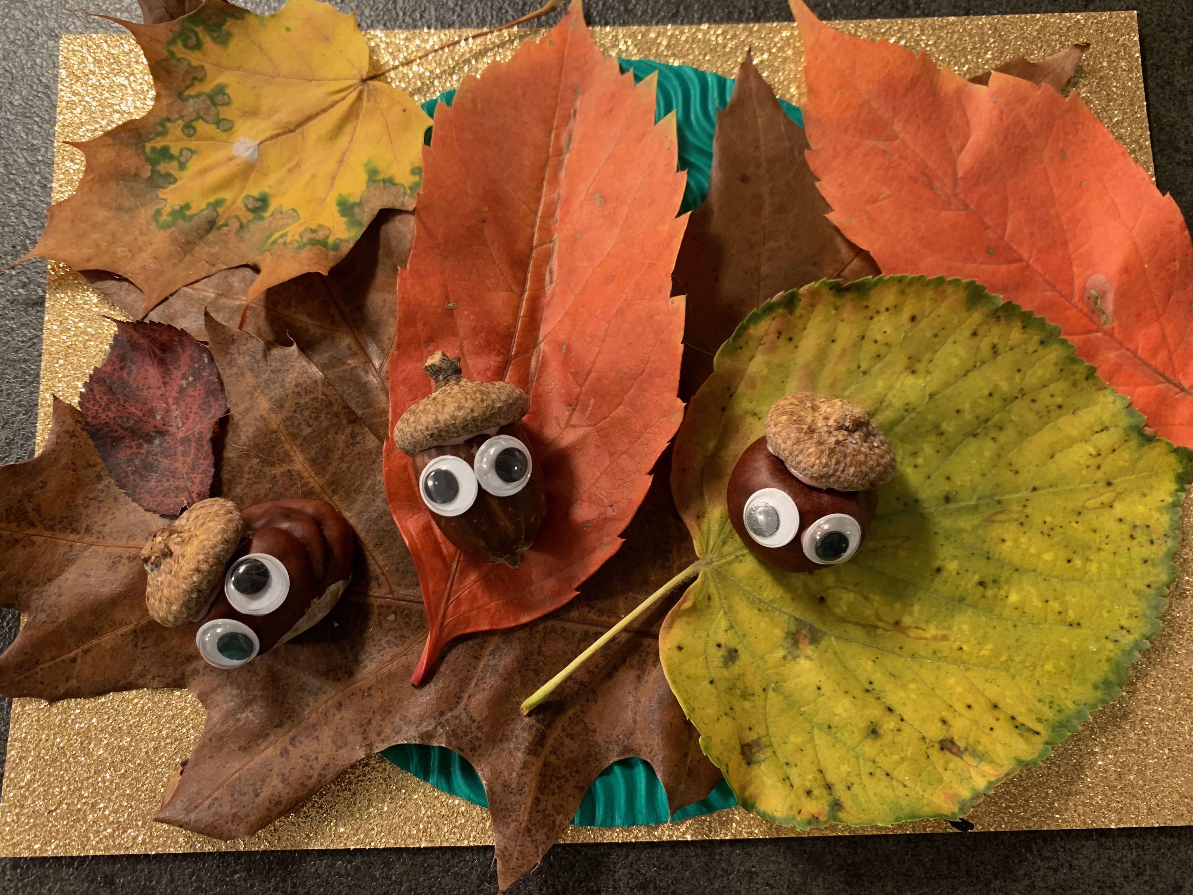 Herbstdeko basteln mit Kindern