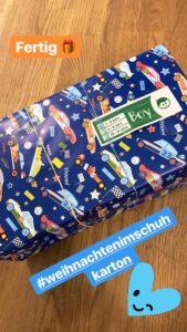 Weihnachten im Schuhkarton