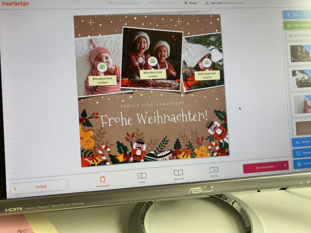 Weihnachtskarten von Kaartje2go